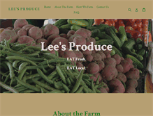 Tablet Screenshot of leesproducenc.com